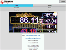 Tablet Screenshot of carnabygaming.com